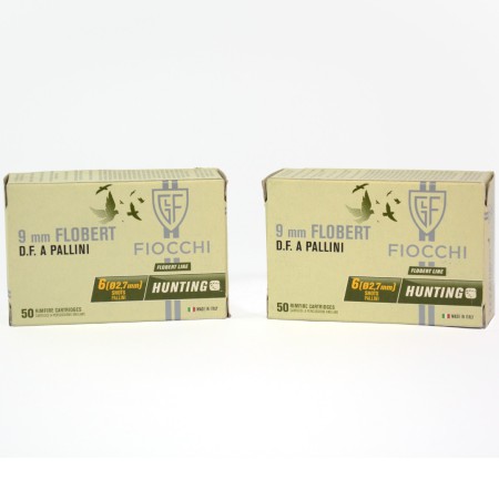 ΦΥΣΙΓΓΙΑ 9mm. FLOBERT ΜΕ ΣΚΑΓΙΑ FIOCCHI N.6-7.5-8-9