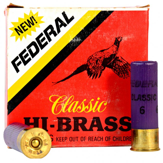 ΦΥΣΙΓΓΙΑ CAL.16 FEDERAL N.6  HI-BRASS CLASSIC 